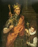 El Greco st. louis, king of france oil painting artist